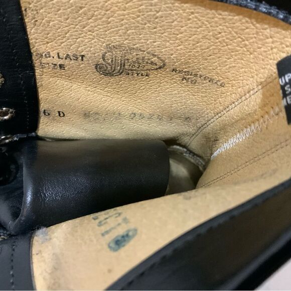 Justin Women’s 6 D Black Kiltie Roper Leather Lace Up Boots - Picture 9 of 15